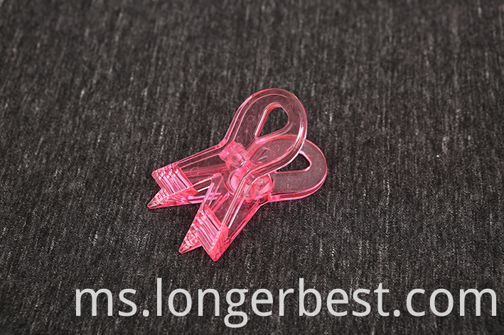 Pink ribbon magnetic clips